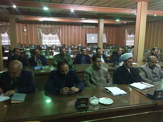 برگزاری جلسه هماهنگی برنامه های بزرگداشت چهل و یکمین سالگرد ایام الله دهه فجر در شهرستان خمین