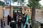 استقبال و پذیرایی از  کاروان دو امدادی در شهرستان خمین.